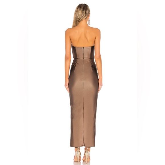 red midi evening dress Jones New York Evening Red Midi Dress 1990s – dba House of Strut
